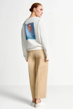 Sweatshirt mit Stitching