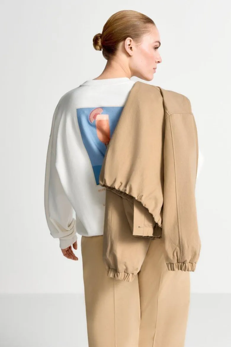Sweatshirt mit Stitching