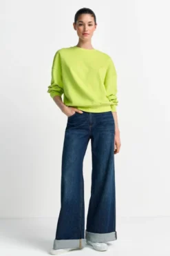 Sweatshirt mit Stitching