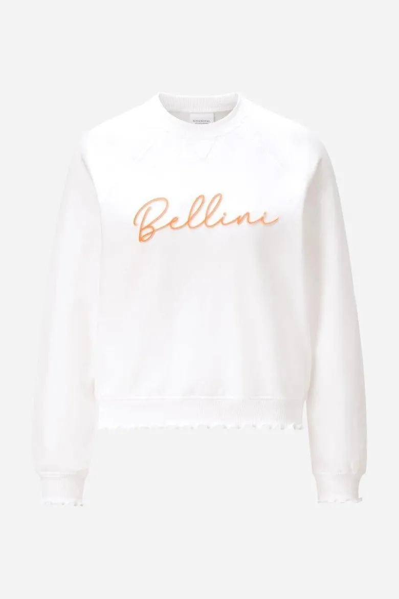 Sweatshirt mit Wellensaum