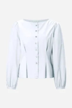 Taillierte Bluse mit Knöpfen