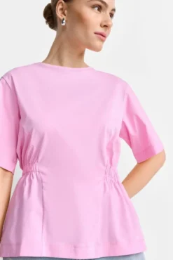 Tailliertes Baumwollshirt