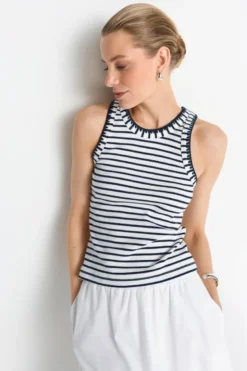 Tanktop aus Rippstrick