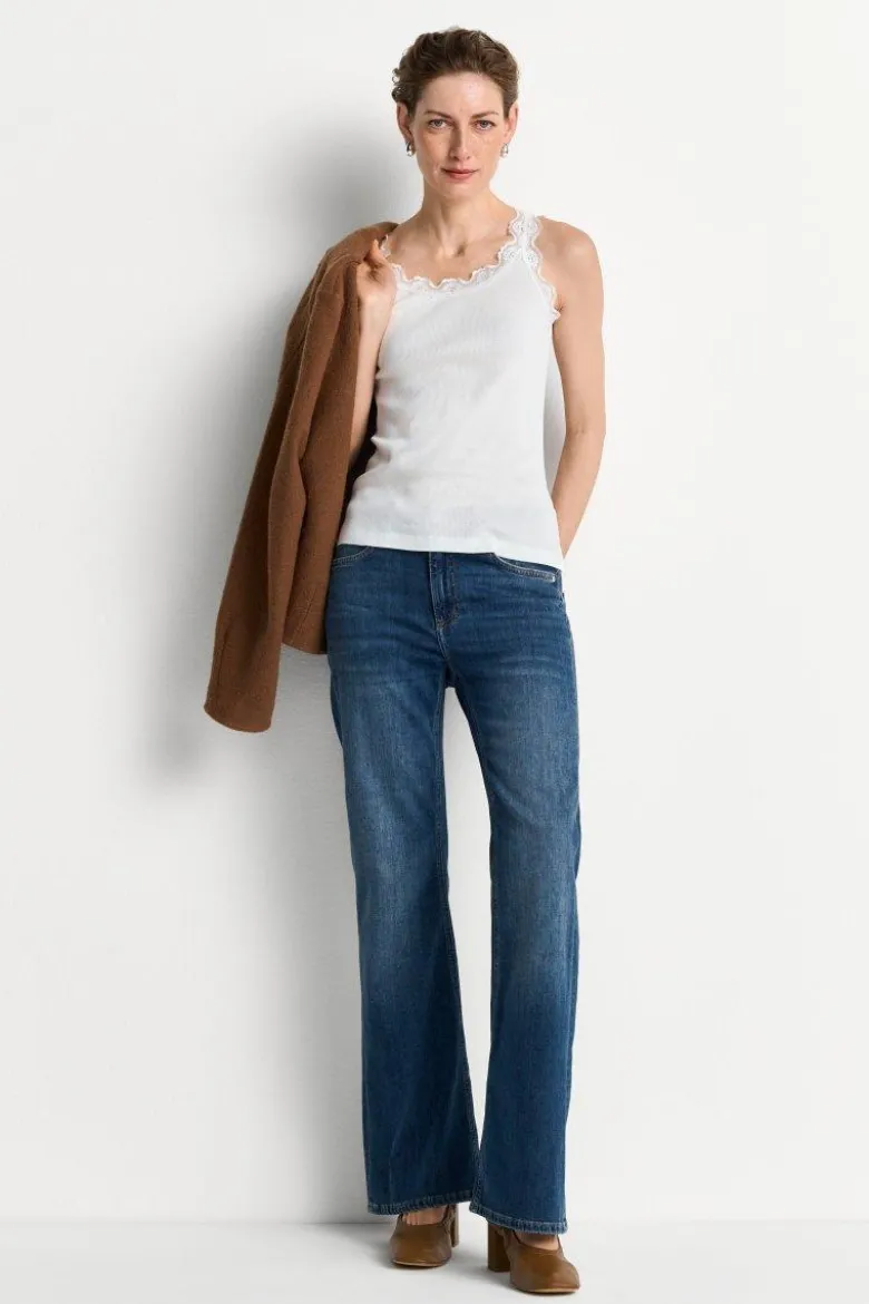 Tanktop mit Spitze