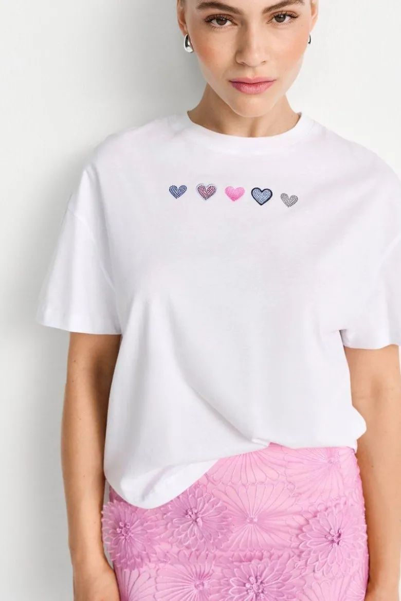 T‑Shirt aus Baumwolle