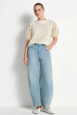 T-Shirt aus Spitze