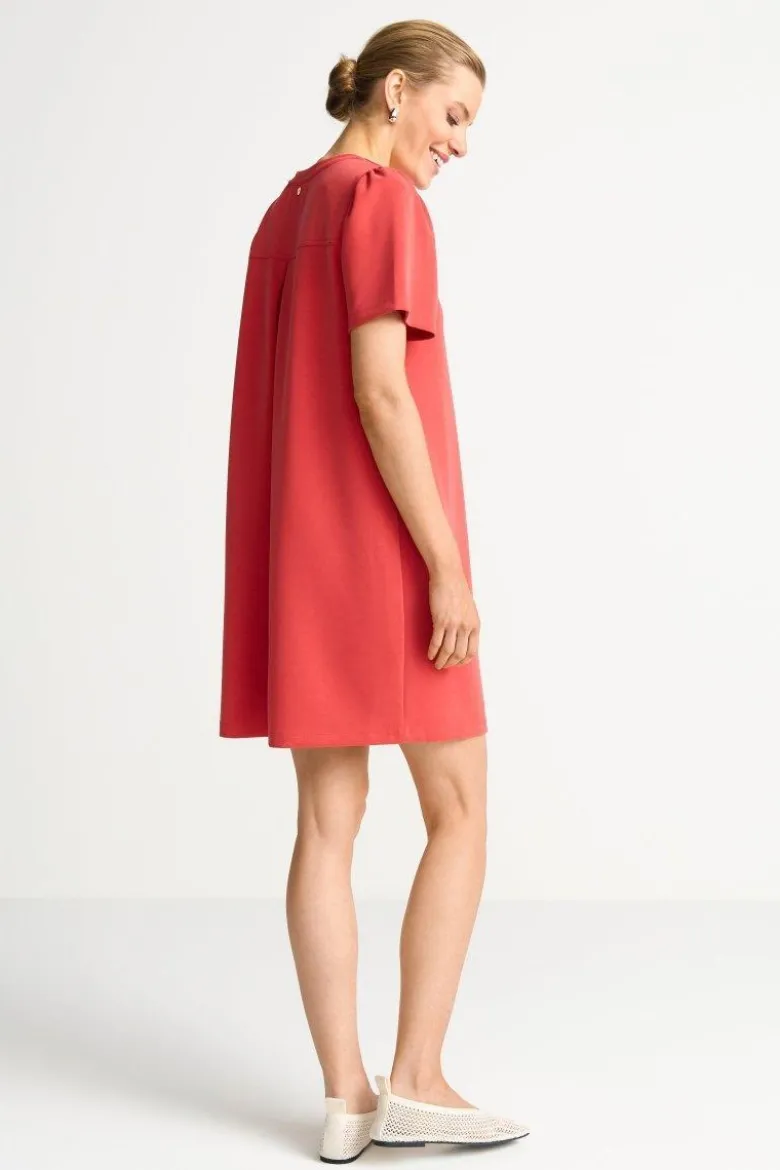 T-Shirt-Kleid mit Puffärmeln