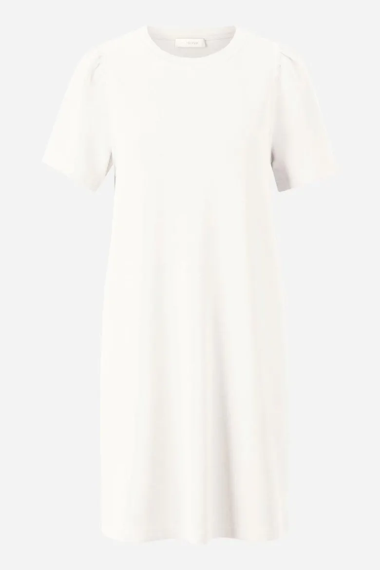 T-Shirt-Kleid mit Puffärmeln