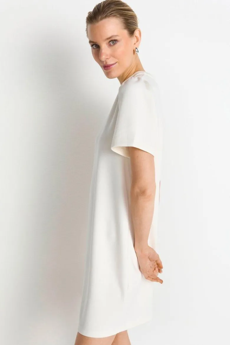 T-Shirt-Kleid mit Puffärmeln