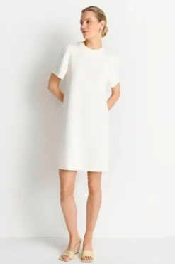 T-Shirt-Kleid mit Puffärmeln