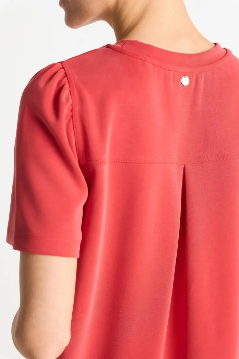 T-Shirt-Kleid mit Puffärmeln