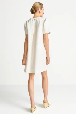 T-Shirt-Kleid mit Puffärmeln