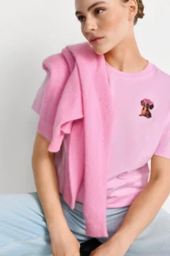 T-Shirt mit Applikationen