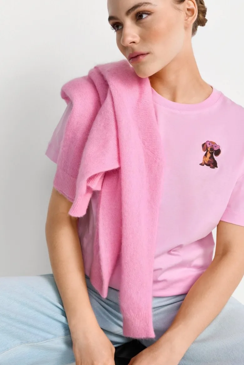 T-Shirt mit Applikationen