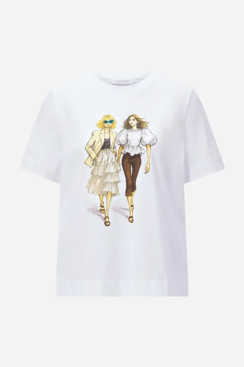 T-Shirt mit Fashion-Print