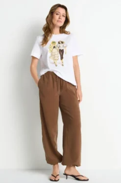 T-Shirt mit Fashion-Print