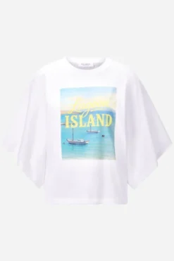 T-Shirt mit Fledermausärmeln