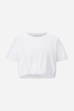 T-Shirt mit Gummizugsaum