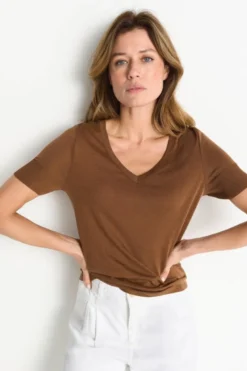 T-Shirt mit Lyocell