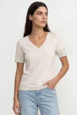 T-Shirt mit Lyocell
