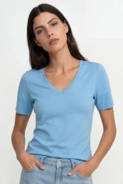 T-Shirt mit Lyocell