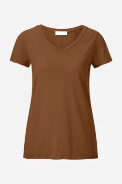 T-Shirt mit offenen Kanten