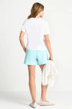 T-Shirt mit Print und Pailletten
