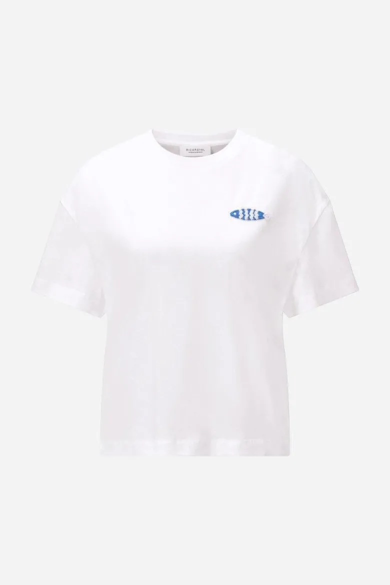 T-Shirt mit Stickerei