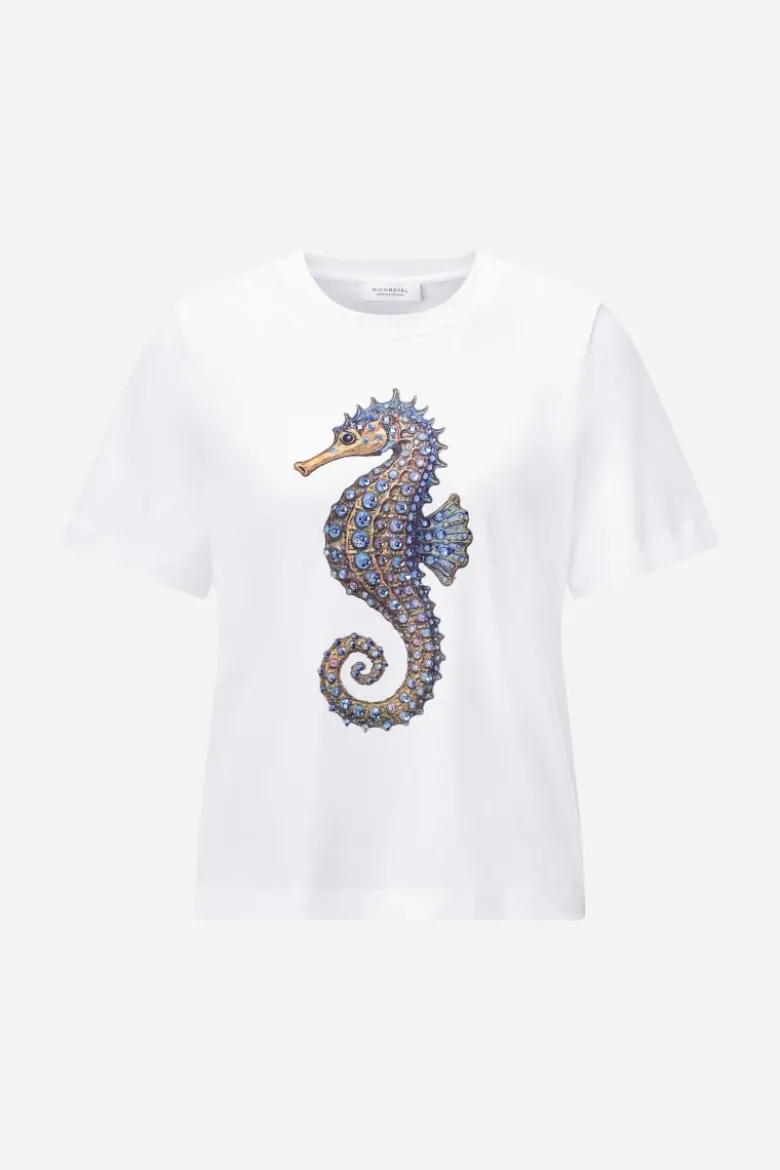 T-Shirt Seepferdchen-Print