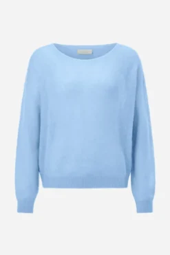 U-Boot-Pullover mit überschnittener Schulter