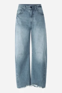 Used-Jeans in Indigoblau