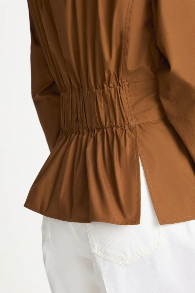 Utility-Bluse mit Bindeschleife