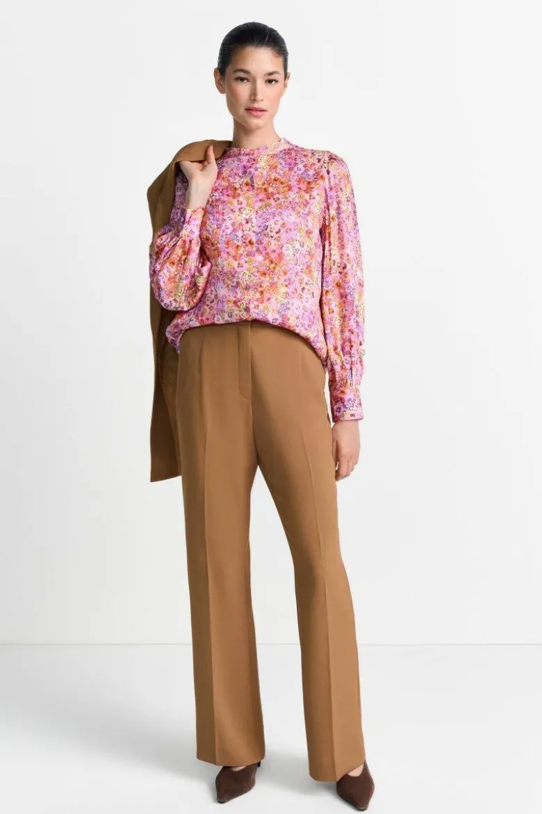Viskosebluse mit Blumenprint