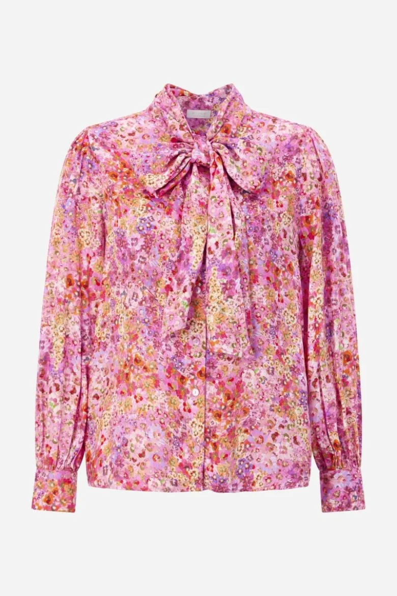 Viskosebluse mit Blumenprint
