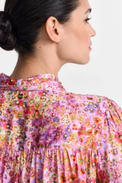 Viskosebluse mit Blumenprint