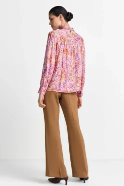 Viskosebluse mit Blumenprint
