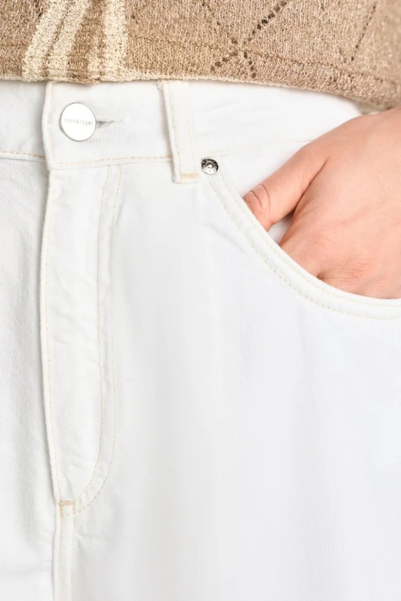 Weiße Bermuda-Shorts