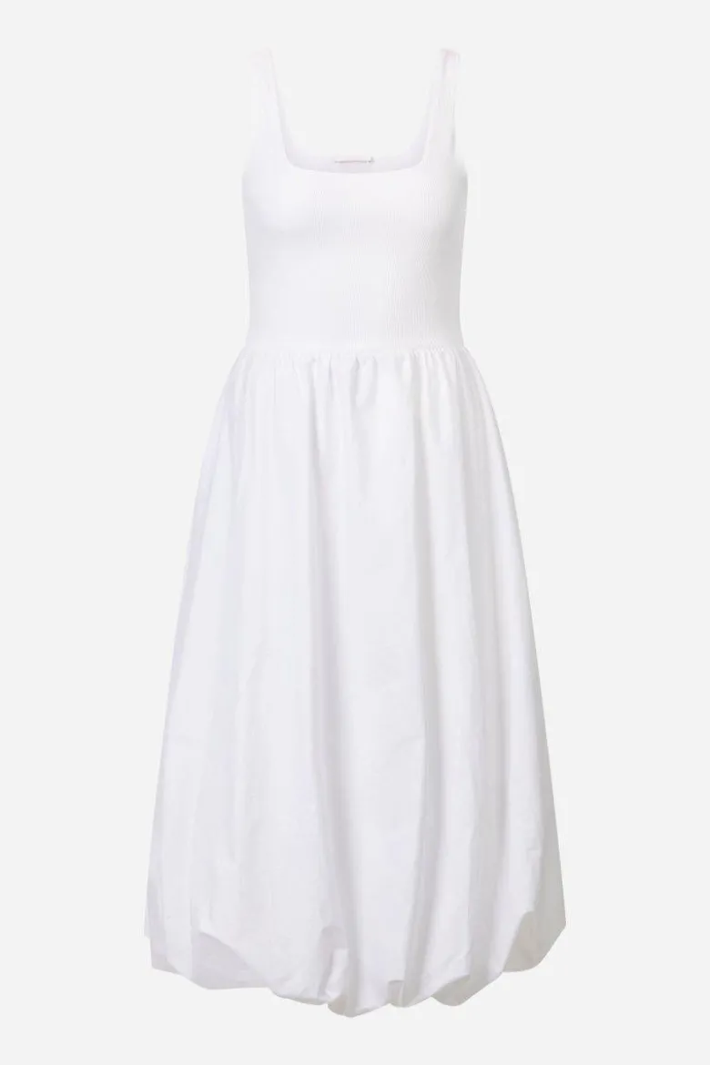 Weißes Ballonkleid