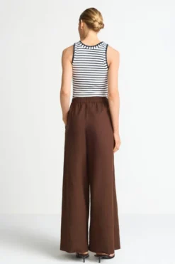 Weite Leinenhose