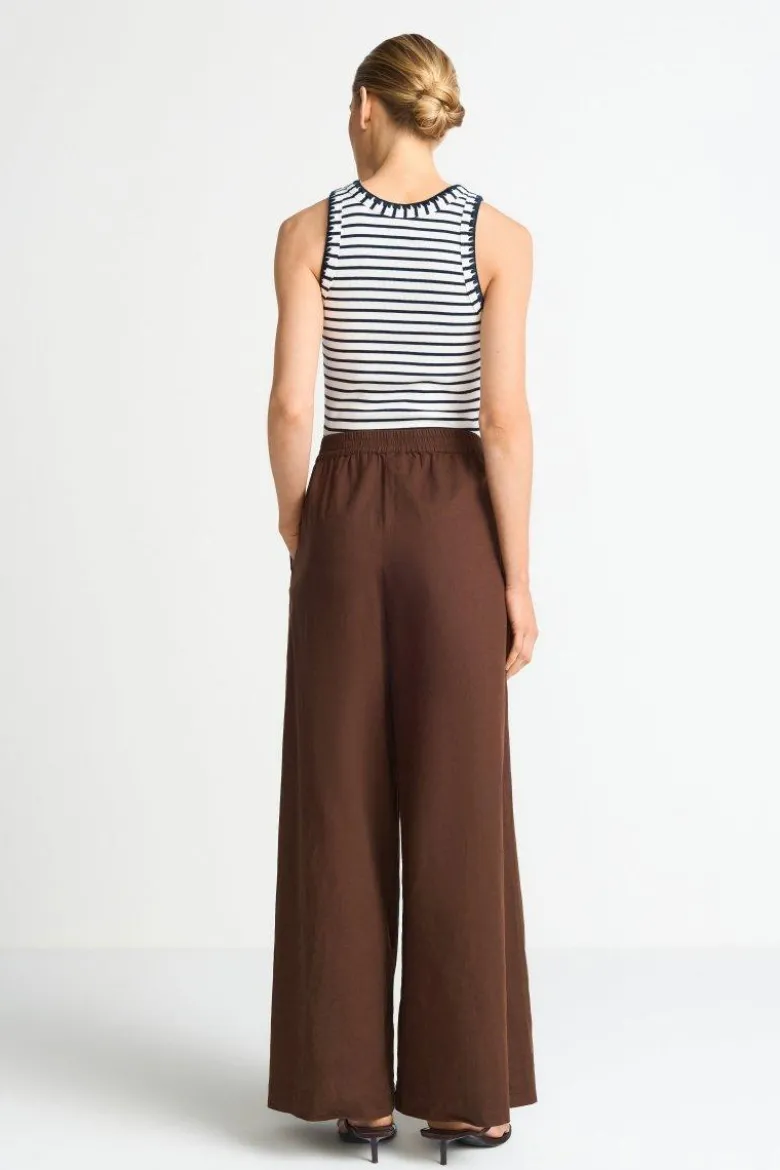 Weite Leinenhose