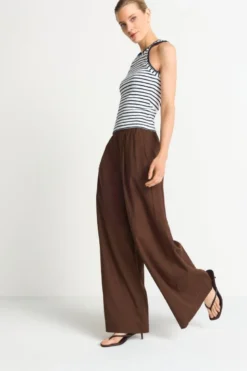 Weite Leinenhose