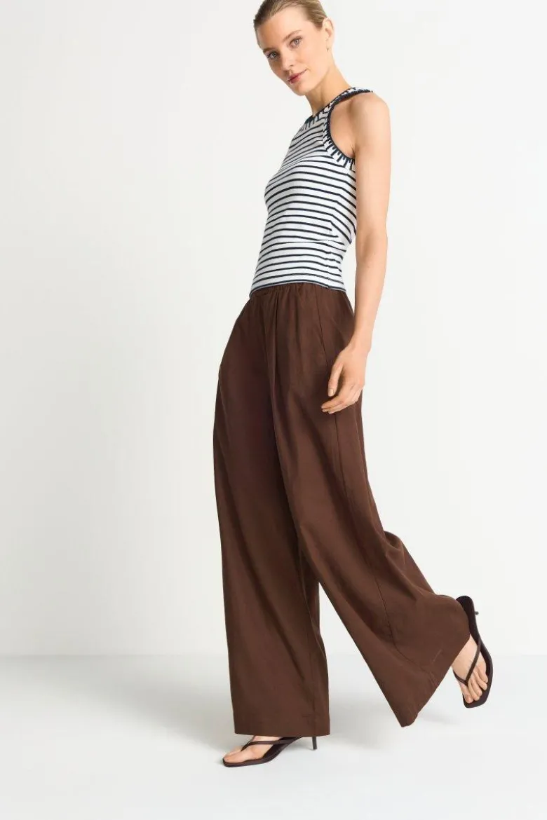 Weite Leinenhose