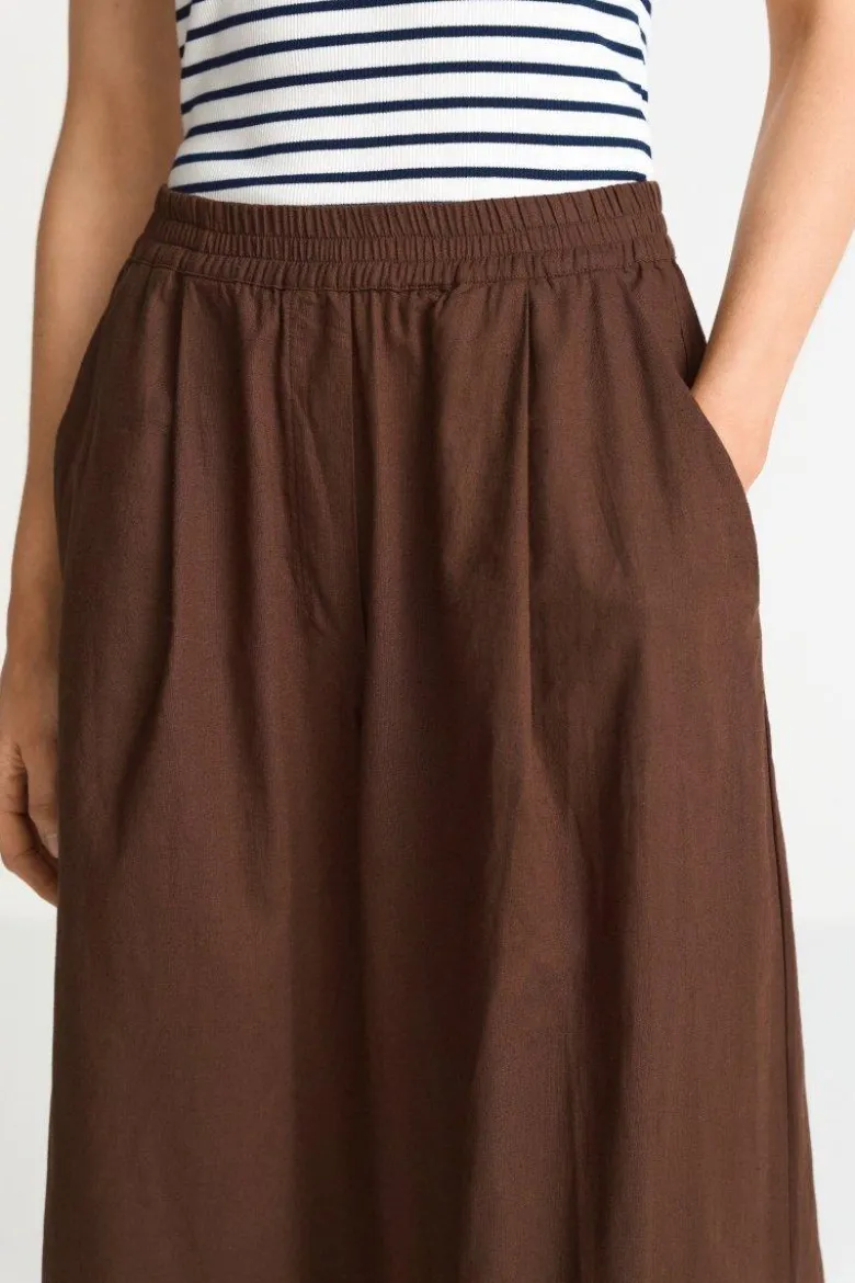 Weite Leinenhose