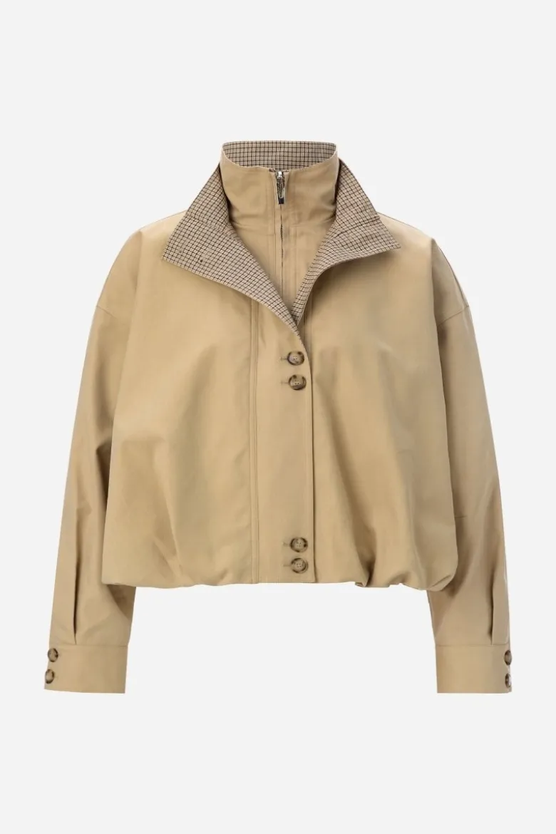 Wendejacke mit Stehkragen