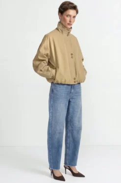 Wendejacke mit Stehkragen