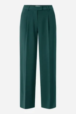 Wide-Leg Bundfaltenhose