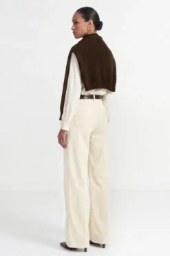 Wide-Leg-Cordhose