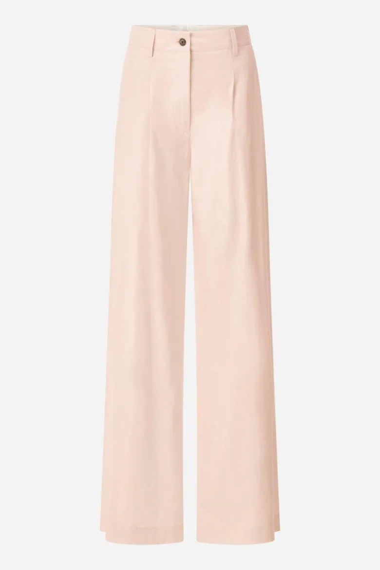 Wide-Leg-Hose mit Bundfalten