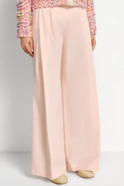 Wide-Leg-Hose mit Bundfalten