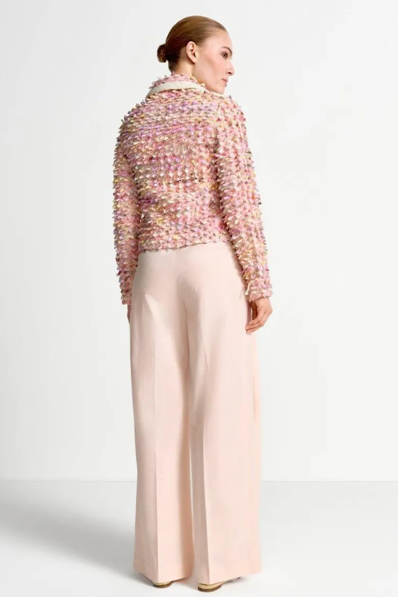 Wide-Leg-Hose mit Bundfalten